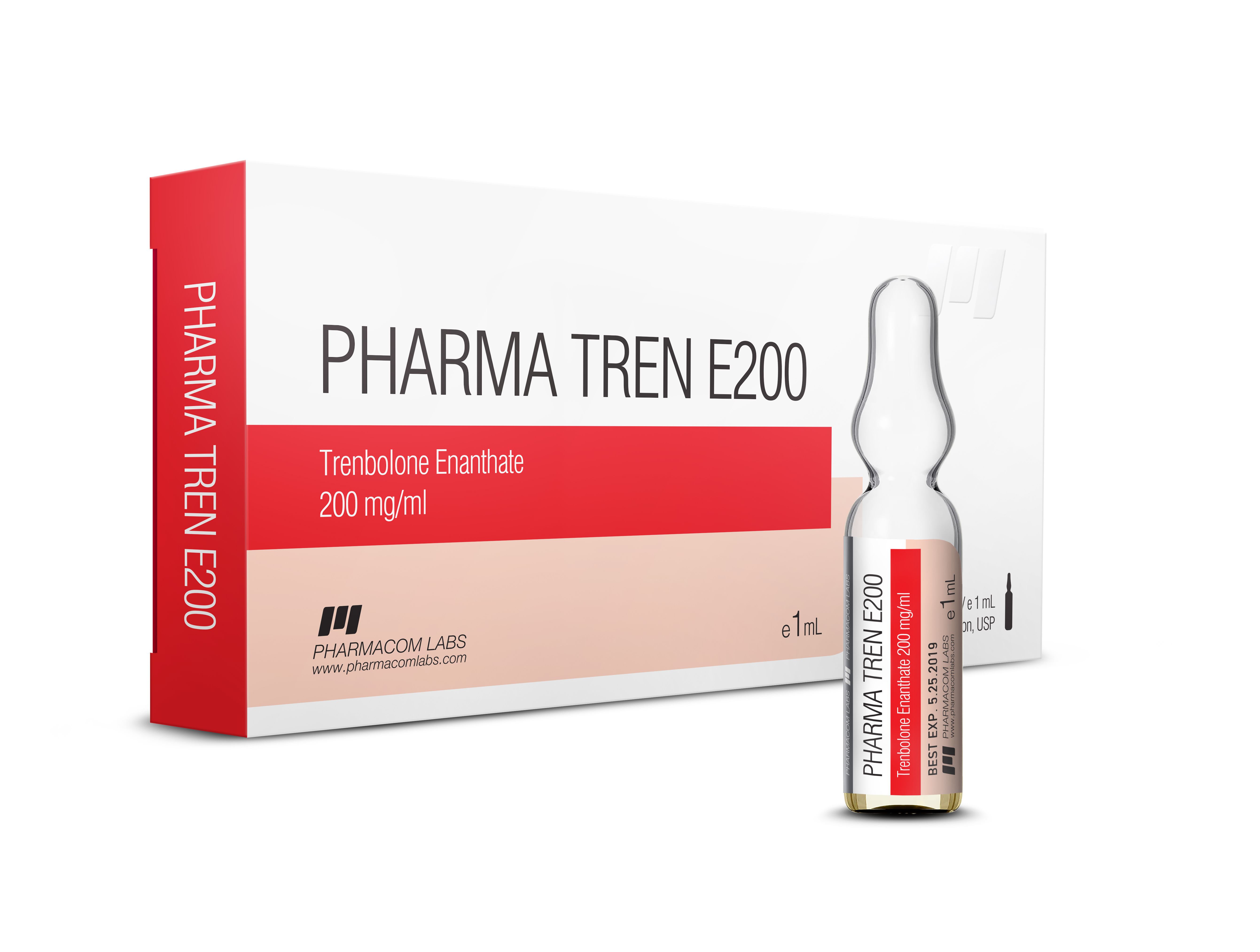 Pharmacom Trenbolone Enanthate 200mg/ml – 10 x 1ml ampoules anabolic steroid