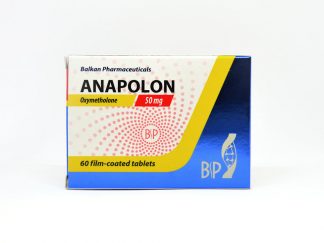 Anapolon 50mg Oxymetholone by Balkan Pharmaceuticals containing 60 film-coated tablets