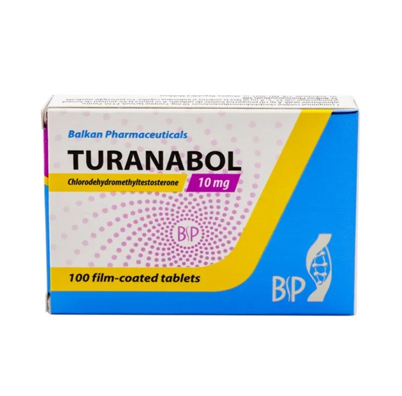 Turanabol 10mg by Balkan Pharmaceuticals – 100 film-coated tablets