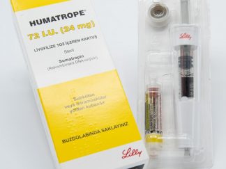 Eli Lilly Humatrope 72 IU pen containing 24mg of pharma-grade Somatropin for HGH therapy