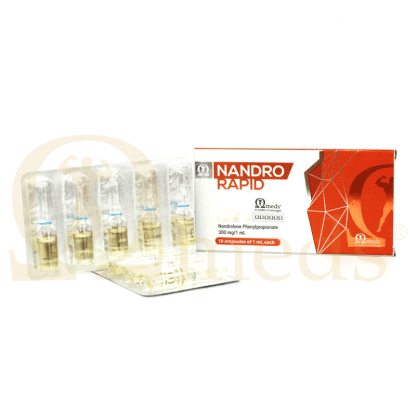 Omega Meds Nandrolone Phenylpropionate – 300mg/ml – 10 x 1ml Ampoules