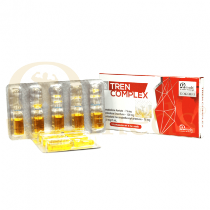 Omega Meds Tren Complex 250mg/ml – Triple Ester Trenbolone – 10 Ampoules