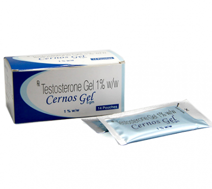 Cernos Gel 10mg – Testosterone Replacement Gel – Sun Pharma – 14 Sachets
