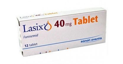 Lasix 40mg – Furosemide Diuretic – 12 Tablets – Sanofi