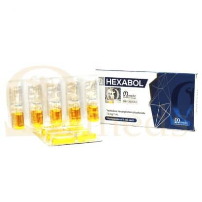 Omega Meds Hexabol – Trenbolone Hexahydrobenzylcarbonate 75mg/ml – 10 x 1ml Ampoules