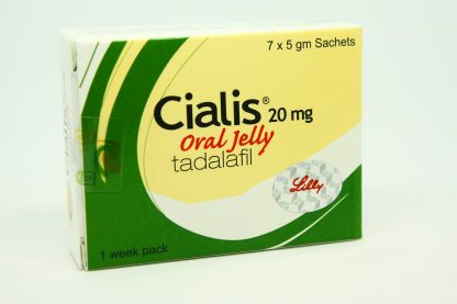 Lilly Cialis Oral Gel Sachets – 7 x 5g Tadalafil Doses