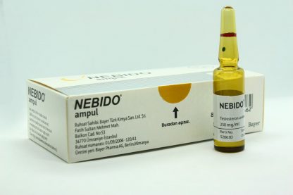 Nebido – Bayer Schering – Testosterone Undecanoate 1000mg – 4ml Ampoule