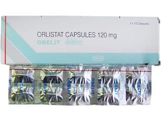 Obelit (Orlistat) 120mg – 10 Tablets | Intas | Xenical Alternative for Fat Loss