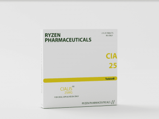 Cialis 25mg – Tadalafil Tablets (50 Pack) by Ryzen Pharmaceuticals