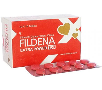 Fildena Extra Power 150mg – Sildenafil Citrate – 20 Tablets