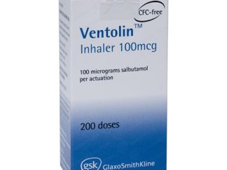 Ventolin Inhaler 100mcg by GSK – Salbutamol for asthma and respiratory relief