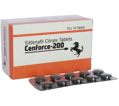 Cenforce 200 – Sildenafil Citrate (Viagra) ED Treatment Tablets 200mg