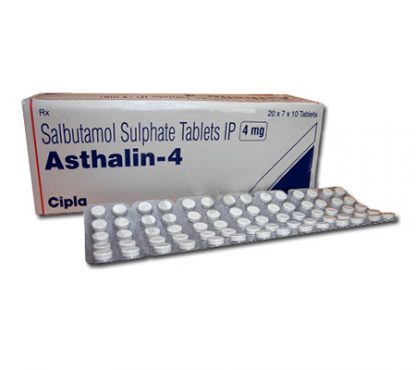 Asthalin Salbutamol 4mg Tablets – Cipla Pharma