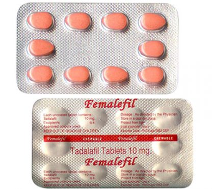 Femalefil 10mg – Female Tadalafil Sexual Arousal Tablets (20 Pack)
