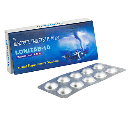 Lonitab – Minoxidil 10 Tablets (Pharma Grade) 1 Lonitab Minoxidil tablets – 10-count pack for hair regrowth and hypertension research
