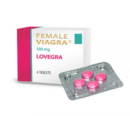Lovegra 100mg – Female Viagra – Sildenafil – Ajanta Pharma – 8 Tablets