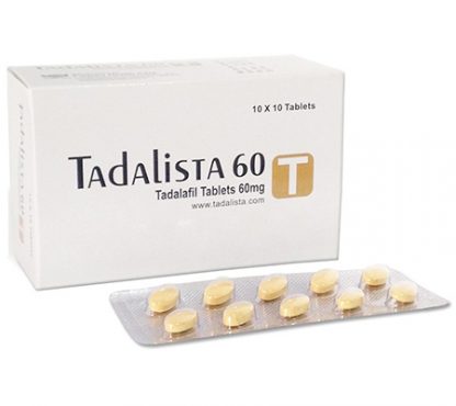 Tadalista 60mg Tadalafil Tablets – 20 Pack from Fortune Healthcare