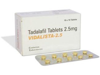 Vidalista 2.5mg Cialis Tadalafil Tablets – Centurion Laboratories – 20 Pack