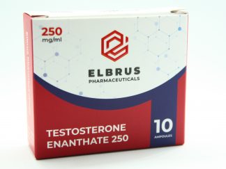 Elbrus Testosterone Enanthate 250mg/ml – 10 x 1ml ampoules anabolic injection