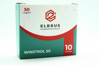Elbrus Winstrol 50 Stanozolol Injection – 10 x 1ml ampoules at 50mg/ml