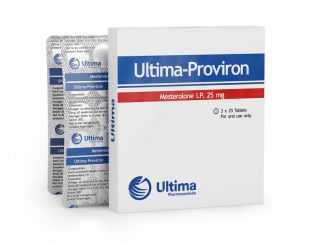 Ultima Proviron 25mg – Mesterolone tablets for testosterone support and muscle hardening
