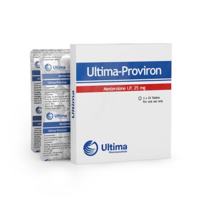 Ultima Proviron 25mg – Mesterolone tablets for testosterone support and muscle hardening