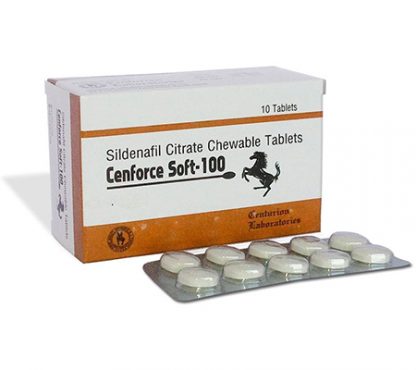 Cenforce Soft 100mg – Sildenafil Citrate Chewable Tablets (20 Pack)