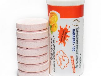 Kamagra Effervescent 100mg – Sildenafil – Ajanta Pharma – 7 Dissolvable Tablets