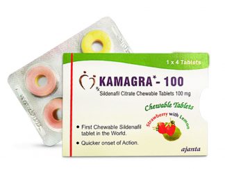 Kamagra Polo 100mg chewable Sildenafil Tablets – 12 Count | Ajanta Pharma