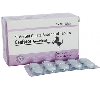 Sildenafil Citrate 100mg Sublingual Tablets – Centurion Laboratories – 20 Count