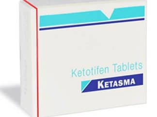 Ketasma 1mg – Sun Pharma Ketotifen Tablets for Beta Receptor Reset