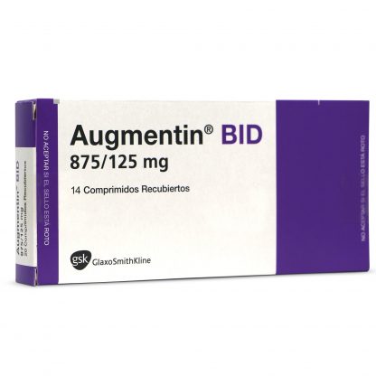 Augmentin BID 875/125mg tablets – Amoxicillin + Clavulanic Acid antibiotic
