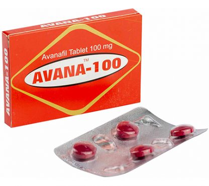 Avana 100mg – Sunrise Remedies – Fast ED Treatment Tablets