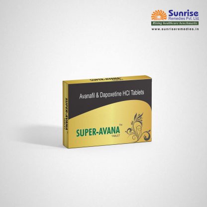Avana 160mg – Sunrise Remedies – Avanafil + Dapoxetine Tablets for ED & PE
