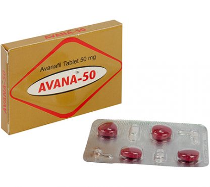 Avana 50mg – Sunrise Remedies – Avanafil ED Tablets