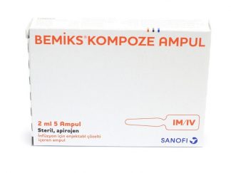 Bemiks Vitamin B Complex Injection – 2ml Ampoules by Sanofi-Aventis