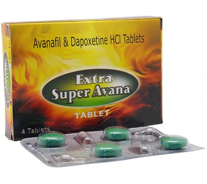 Extra Super Avana 260mg – Sunrise Remedies – Avanafil + Dapoxetine Tablets