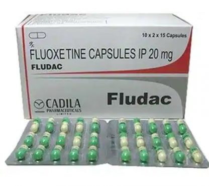 Fludac 20mg – Fluoxetine Capsules (Generic Prozac) – Cadila Pharmaceuticals – 30 Count