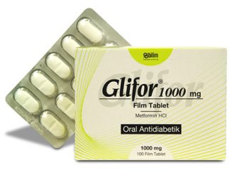 Glifor 1000mg – Metformin Tablets – Bilim Pharmaceuticals – 100 Count