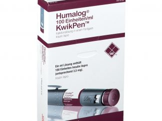 Humalog KwikPen® 100 IU/ml – Insulin Lispro – Eli Lilly