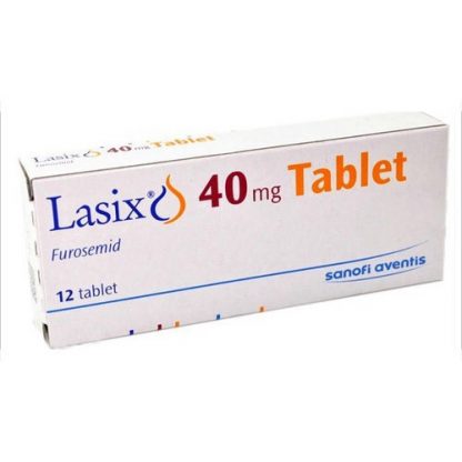 Lasix 40mg – Furosemide Diuretic Tablets – 12 Count