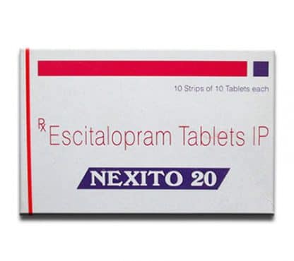 Nexito 20mg Escitalopram Tablets by Sun Pharma – Antidepressant & Anxiety Relief
