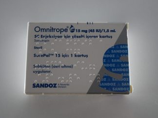 Omnitrope 15mg 45 IU Cartridge – Sandoz – Somatropin HGH
