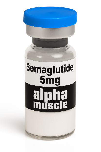 Semaglutide 5mg vial - Alpha Muscle pharmaceutical grade lyophilized powder