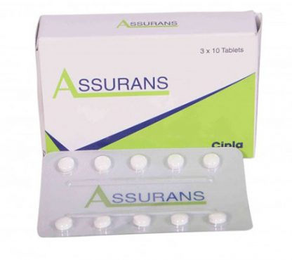 Assurans 20mg by Cipla – Sildenafil Citrate – 30 Tablets