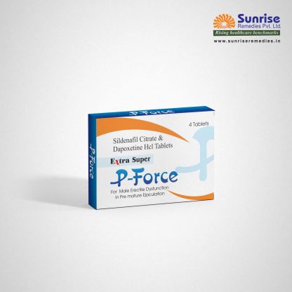 Extra Super P-Force 200mg – Sildenafil + Dapoxetine Tablets – Sunrise Remedies