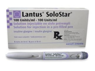 Lantus SoloStar 100 Units/ml – Sanofi – 5 x 3ml Pre-Filled Insulin Pens