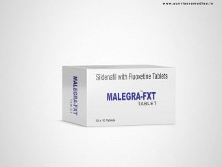 Malegra FXT Plus – 100mg Sildenafil + 60mg Fluoxetine – 20 Tablets – Sunrise Remedies