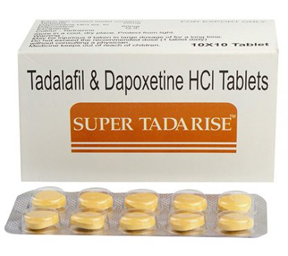 Super Tadarise Tablets – 20mg Tadalafil + 60mg Dapoxetine – Sunrise Remedies