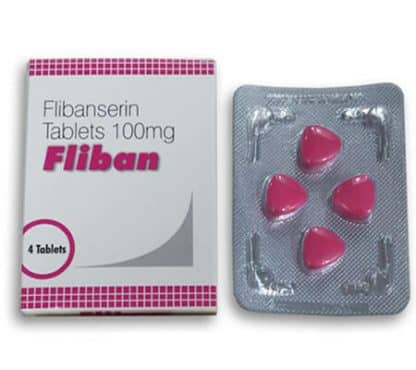 Addyi Flibanserin 100mg – Centurion Labs – 4 Pill Pack